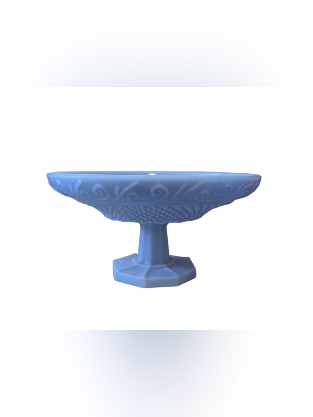 Antique Jeannette Glass 1920s Delphite Blue Compote Replacement